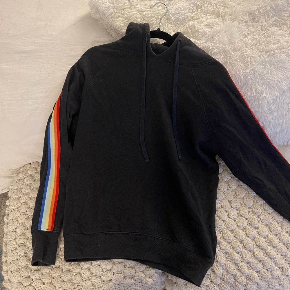 Spiritual Gangster Rainbow Black Hoodie